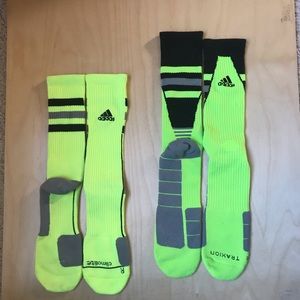 Adidas Neon Green Socks